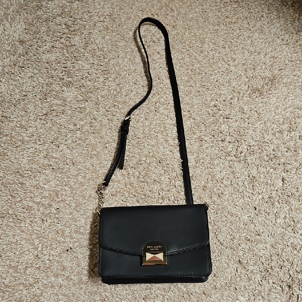 Black Kate Spade Crossbody Bag, $20